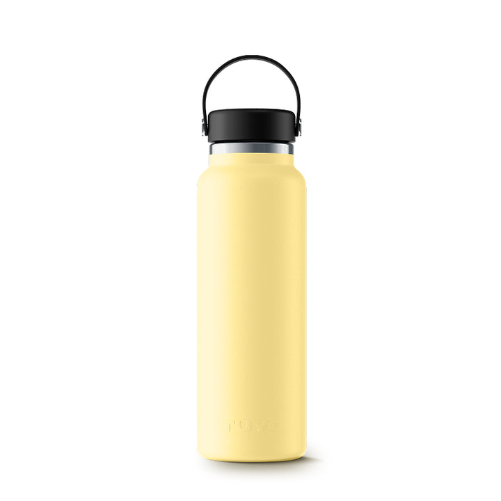 Garrafa térmica #cor_butter-yellow