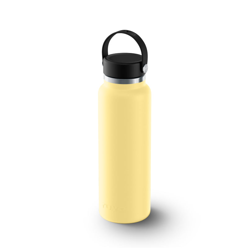 Garrafa térmica #cor_butter-yellow